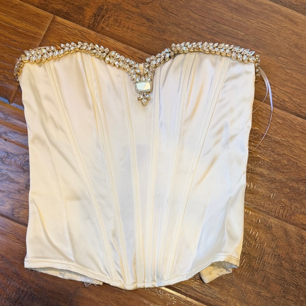 Nicole Bakti Ivory Corset